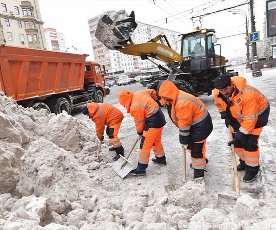 Уборка снега в Оренбурге и  Оренбургской области